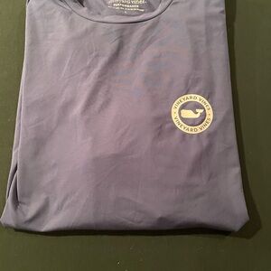 Vineyard Vines Men's Purplish / Blue Long Sleeve Tee